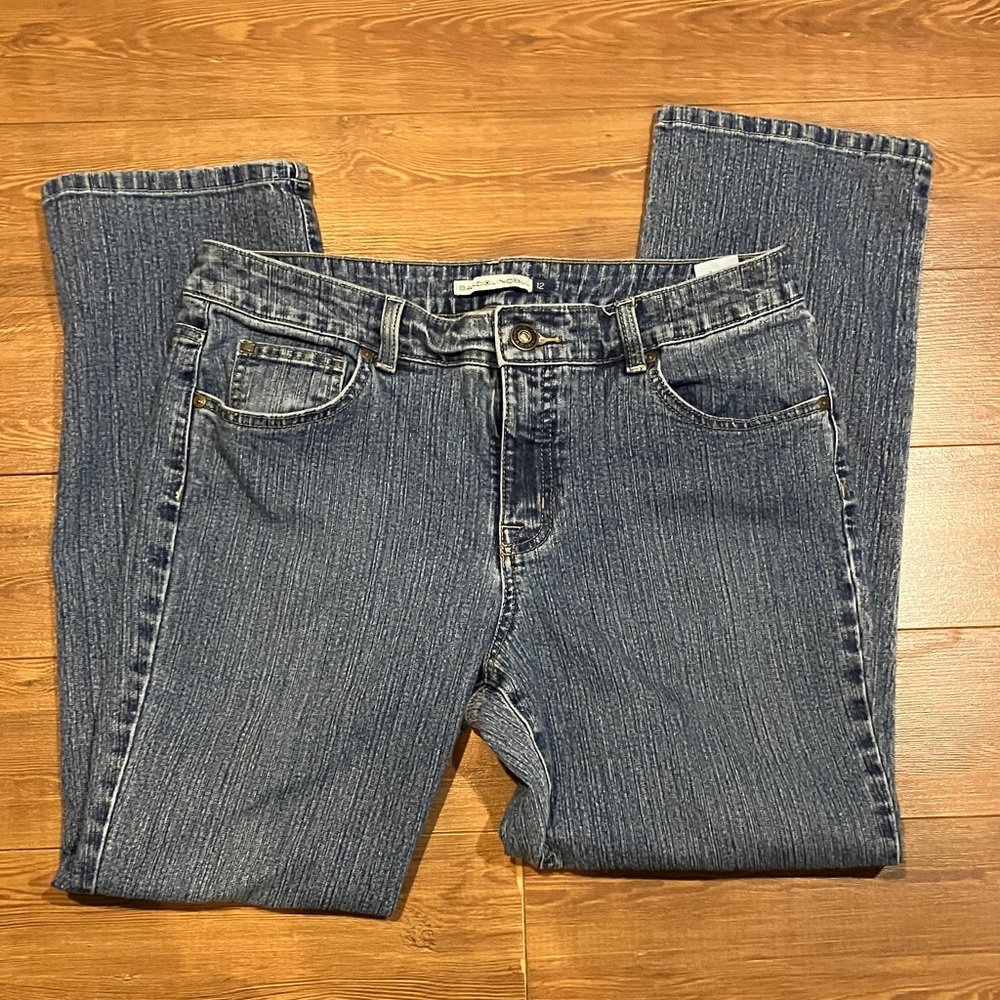 Bandolino Women's Straight Leg Blue Jeans